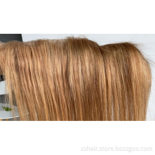 1B 99J Brazilian Natural Human Hair Bundles PreColored Highlight Hair Bundles 1b 27  1b 30  Human Hair Bundles with Lace Closure